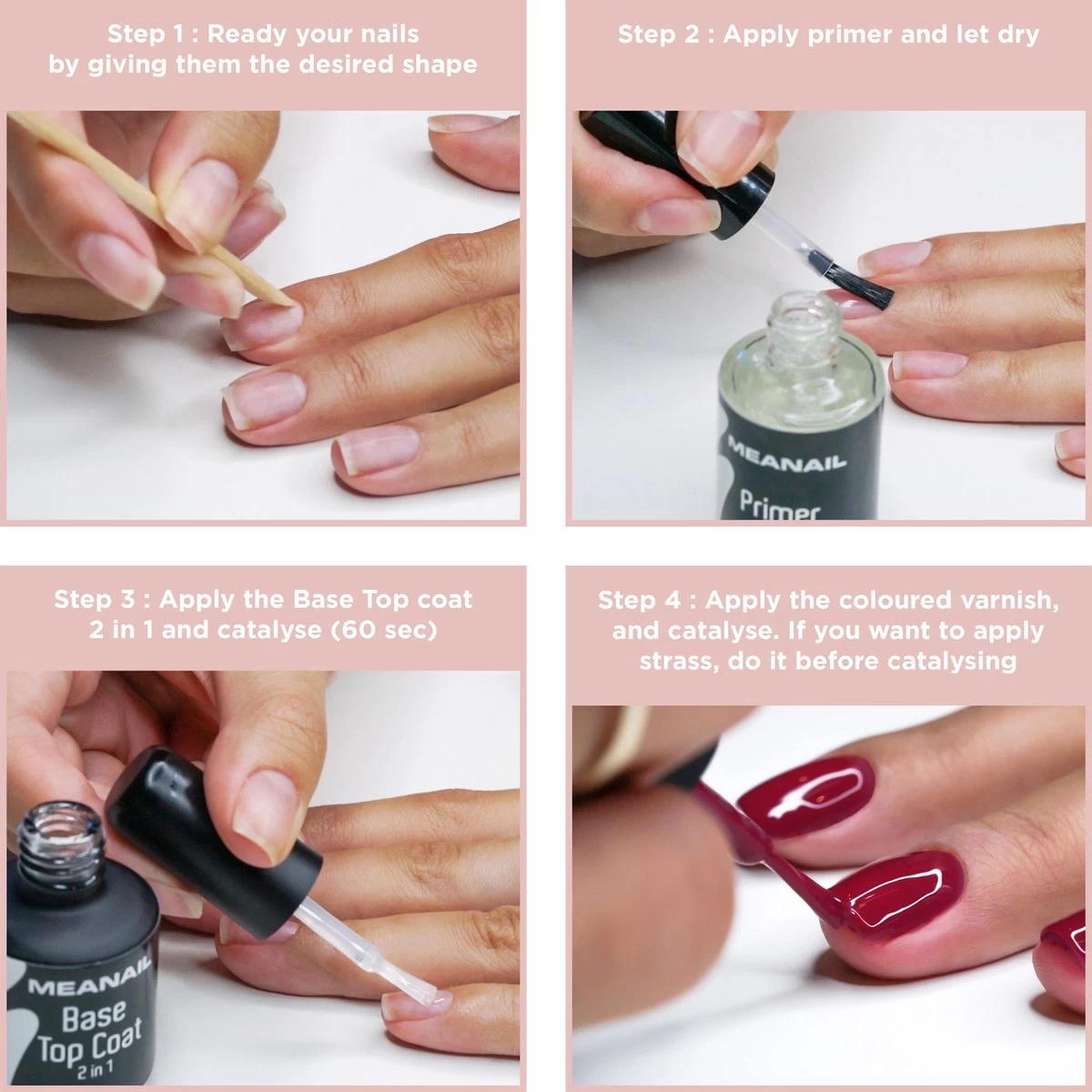 Gellak Starterspakket- MEANAIL®DESIGN Deluxe Kit - UV LED Lamp Voor Gelnagellak 4 Gellak Starterspakket- MEANAIL®DESIGN Deluxe Kit - UV LED Lamp Voor Gelnagellak - Afbeelding 2