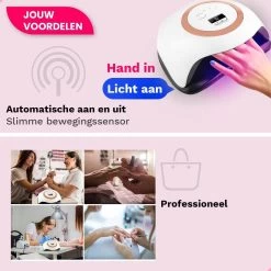Seidon© Nageldroger 168W - LED Lamp Nagels - Gellak Lamp - UV Lamp Gelnagels 17 Seidon© Nageldroger 168W - LED Lamp Nagels - Gellak Lamp - UV Lamp Gelnagels -Cosmetic Verkoop 1200x1200 316