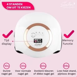 Seidon© Nageldroger 168W - LED Lamp Nagels - Gellak Lamp - UV Lamp Gelnagels 19 Seidon© Nageldroger 168W - LED Lamp Nagels - Gellak Lamp - UV Lamp Gelnagels -Cosmetic Verkoop 1200x1200 318