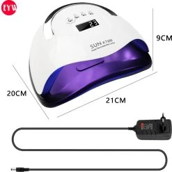 Nageldroger - Nageldrogers - 80 Watt UV LED Lamp Nagels - 45 Leds - Nagellak Droger - UV LED Lamp - Nagellamp - Nail Dryer - Nageldroger Voor Gel Nagellak - Gewone Nagellak - Wit -Cosmetic Verkoop 1200x1200 328