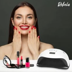 Rebela | Nageldroger | Gelnagels | GEL UV LED Nail Lamp 168w | UV Lamp Gelnagels | Led Nagellamp | Nageldroger | Wit 20 Rebela | Nageldroger | Gelnagels | GEL UV LED Nail Lamp 168w | UV Lamp Gelnagels | Led Nagellamp | Nageldroger | Wit -Cosmetic Verkoop 1200x1200 345