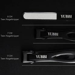YUBBI™ Premium Zwart Nagelknipper Set - Nageltang - Pedicure - Teennagels - Vingernagels - Teennagelknipper - Nagelschaar - Nail Clipper -Cosmetic Verkoop 1200x1200 382