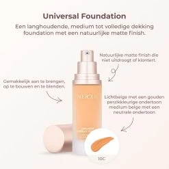 Meroda Universal Foundation - 9C | Lichtbeige Met Een Gouden Perzikkleurige Ondertoon Licht Tot Medium Beige Met Een Goude Ondertoon - 30ml -Cosmetic Verkoop 1200x1200 476
