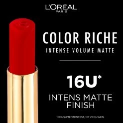 L'Oréal Paris - Color Riche Intense Volume Matte Lipstick- 482 Le Mauve Indomptable - Roze Lippenstift 14 L'Oréal Paris - Color Riche Intense Volume Matte Lipstick- 482 Le Mauve Indomptable - Roze Lippenstift -Cosmetic Verkoop 1200x1200 754