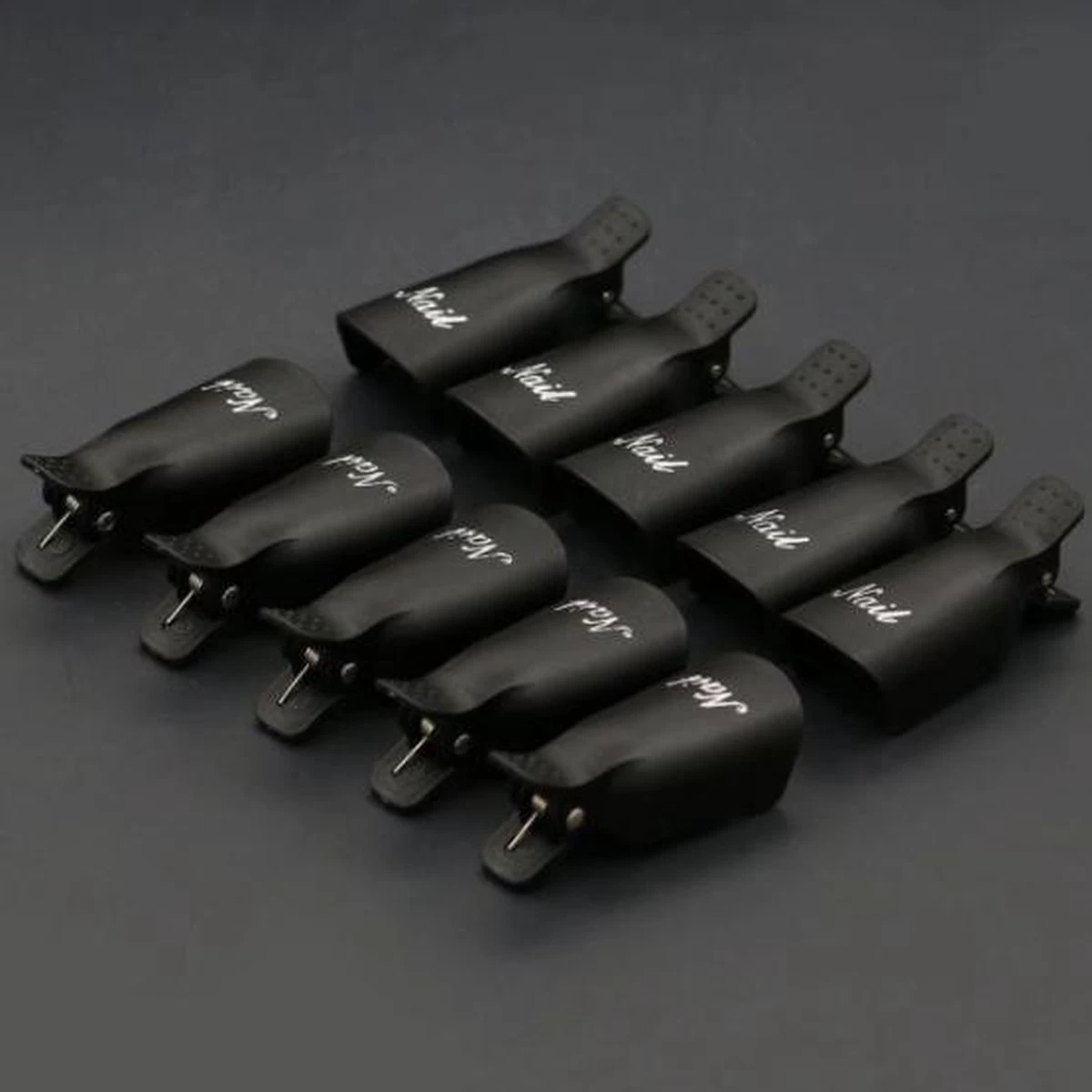 Merkloos EPIN | Nagellak Remover Clips | Nagelclips | 10 Stuks | Zwart 4 Merkloos EPIN | Nagellak Remover Clips | Nagelclips | 10 Stuks | Zwart - Afbeelding 2