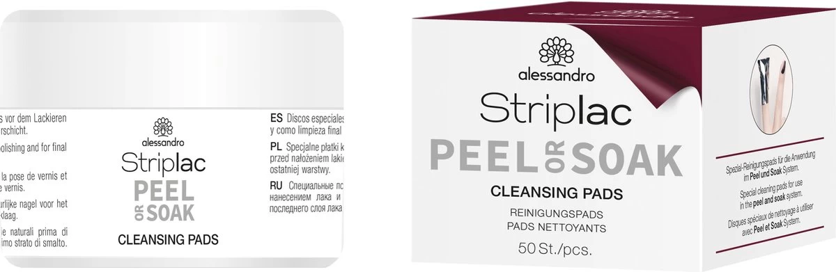 Alessandro Striplac Peel Or Soak - Cleansing Pads 3 Alessandro Striplac Peel Or Soak - Cleansing Pads