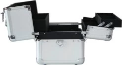 Veronica NAIL-PRODUCTS - Aluminium Koffer - Zilver - 3 Vaks - Draagriem En Afsluitbaar - Beautycase Voor Nagel, Pedicure, Manicure, Visagie, Make-up, Kapper Spullen. -Cosmetic Verkoop 1200x647 1