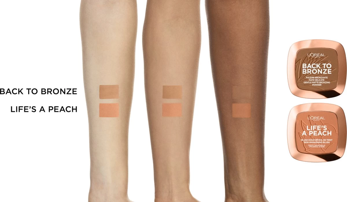 L’Oréal Paris Make-Up Designer Wake Up & Glow Blush - 01 Life's A Peach - Blush 6 L’Oréal Paris Make-Up Designer Wake Up & Glow Blush - 01 Life's A Peach - Blush - Afbeelding 4