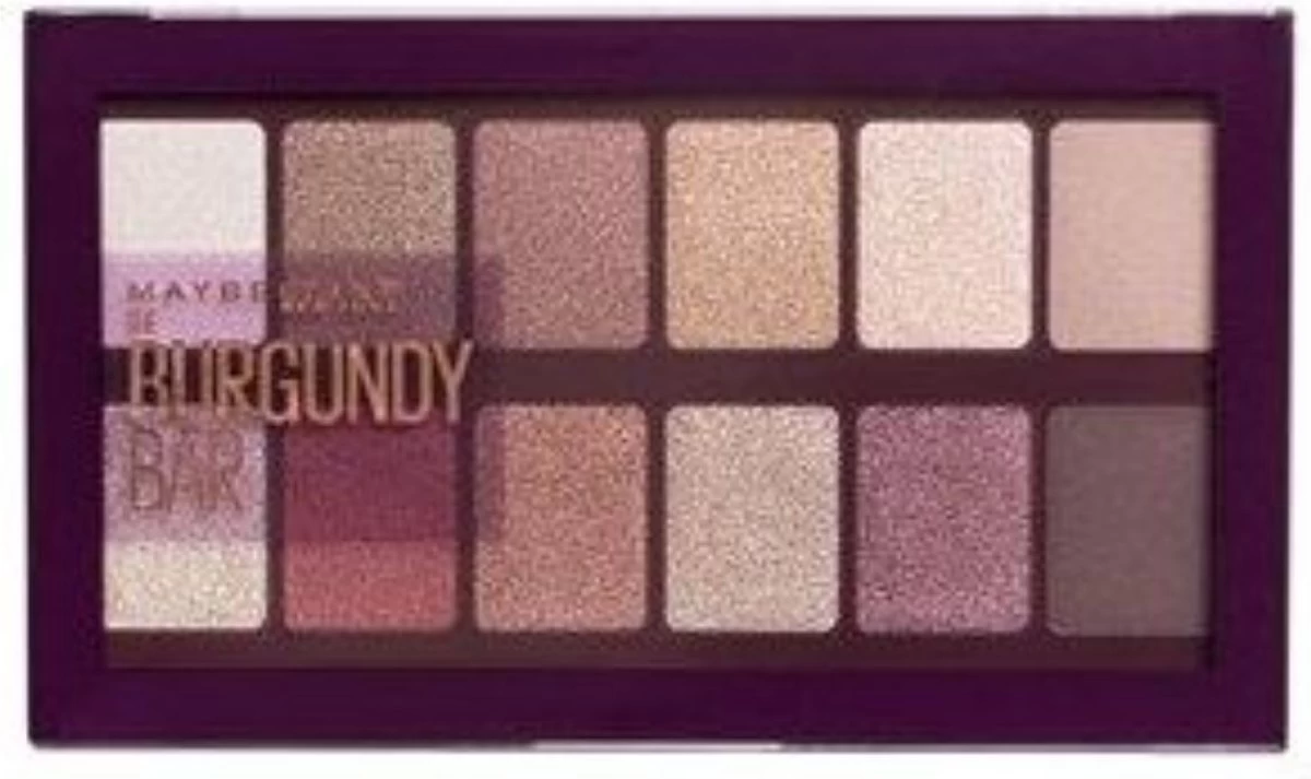 Maybelline The Burgundy Bar Oogschaduw En Highlighter Palette – Limited Edition 19 Maybelline The Burgundy Bar Oogschaduw En Highlighter Palette – Limited Edition - Afbeelding 17