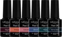 Méanail - Gellak - Peel Off - Fashion - Gel Nagellak - 6 X 8ml