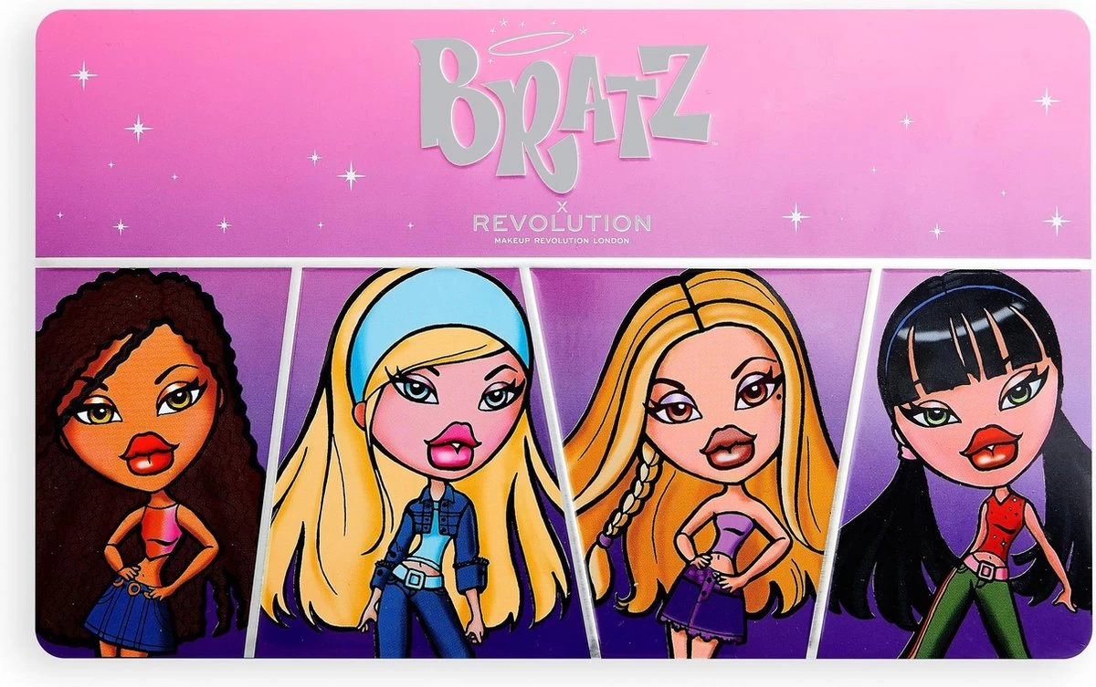 Makeup Revolution X Bratz Limitless Eyeshadow Palette - Oogschaduw Palette 4 Makeup Revolution X Bratz Limitless Eyeshadow Palette - Oogschaduw Palette - Afbeelding 2