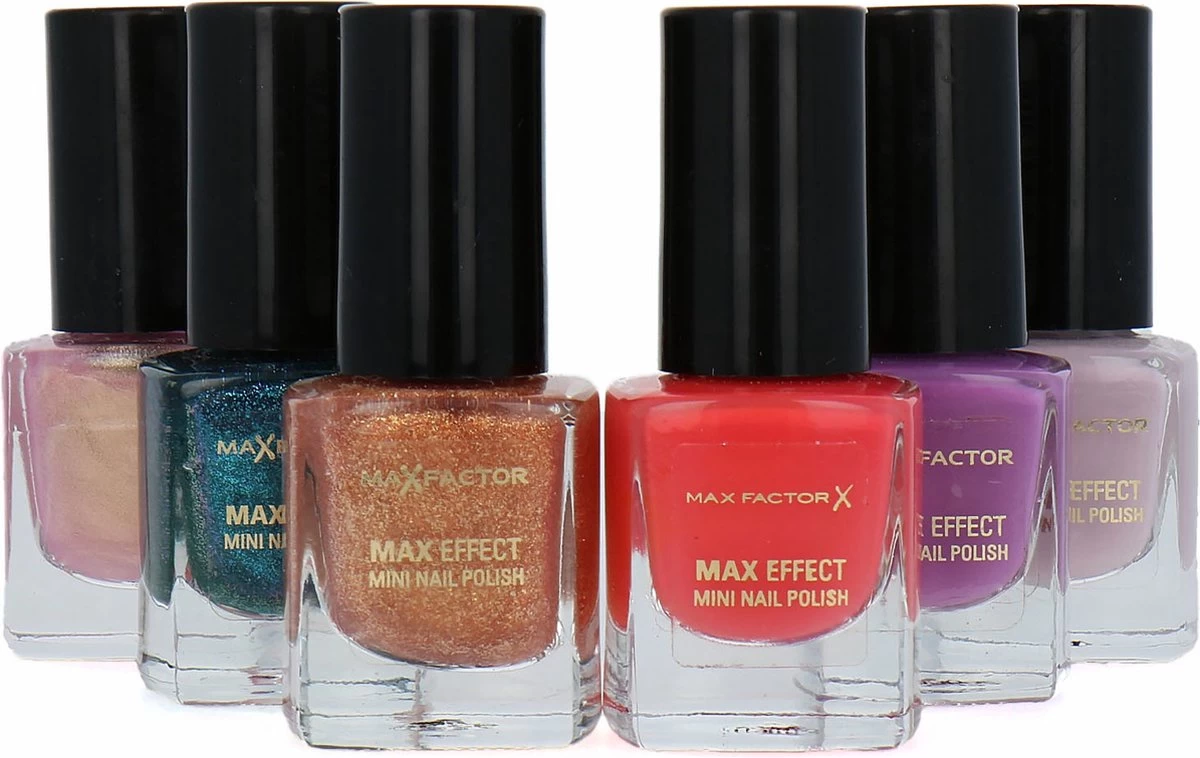 Max Factor Mini Nagellak Set 8 - 6 X 4,5 Ml (set Van 6) 3 Max Factor Mini Nagellak Set 8 - 6 X 4,5 Ml (set Van 6)