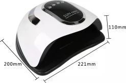 280 Watt UV LED Lamp Nagels - 66 Leds - SUN X10 MAX - Nagel UV Lamp - Gellak Lamp - Nagellamp - Nagellamp Led - Nagellamp Voor Gel Nagellak - Nagellamp Led Uv - Nagellamp Uv - Nagellamp Gelnagels - Gellak - Nageldroger -Cosmetic Verkoop 1200x791