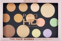 Makeup Revolution HD Pro Palette The Works - Light/Medium