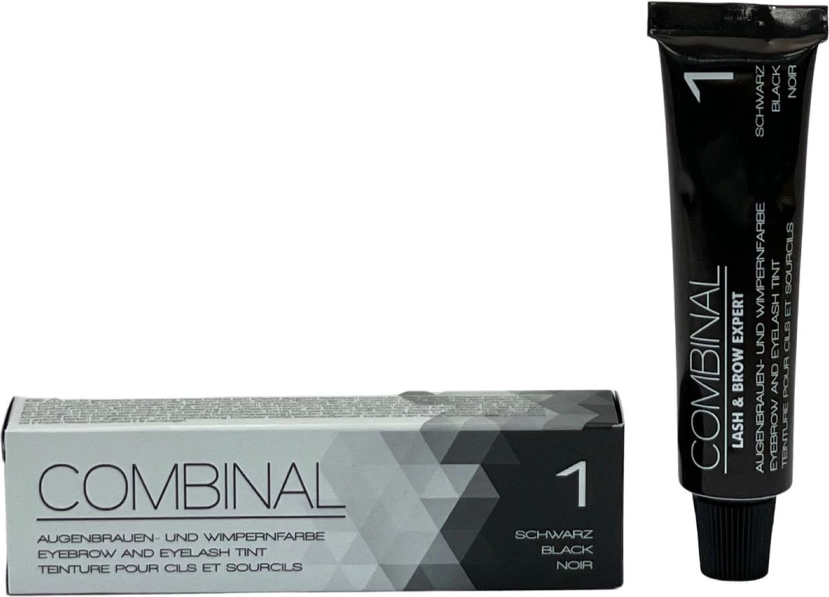 Combinal Wenkbrauw En Wimperverf - Zwart + Combinal Waterstofperoxide 5% - Wimpers - Wenkbrauwen - Wenkbrauwverf - Combideal 5 Combinal Wenkbrauw En Wimperverf - Zwart + Combinal Waterstofperoxide 5% - Wimpers - Wenkbrauwen - Wenkbrauwverf - Combideal - Afbeelding 3