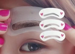 Merkloos Wenkbrauw Sjablonen (set Van 3) - Epileren - Wenkbrauwen Tekenen - Wenkbrauwpotlood - DisQounts -Cosmetic Verkoop 1200x865 5