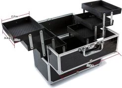 Confibel Make Up Koffer - Uitklapbaar - 5 Opbergbakken - Met Slot -Cosmetic Verkoop 1200x867 2