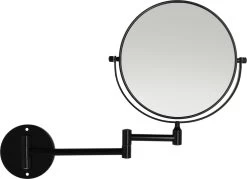 LYVION Make-up Spiegel - Scheerspiegel - Vergrootspiegel - 2 Spiegels - Voor Aan De Wand - Uitklapbaar - Verstelbaar - Cosmeticaspiegel - Dubbelzijdig - RVS - Zwart -Cosmetic Verkoop 1200x869 2