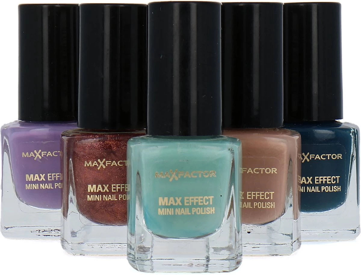 Max Factor Mini Nagellak Set 14 - 5 X 4,5 Ml (set Van 5) 3 Max Factor Mini Nagellak Set 14 - 5 X 4,5 Ml (set Van 5)