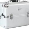 Veronica NAIL-PRODUCTS - Aluminium Koffer - Zilver - 3 Vaks - Draagriem En Afsluitbaar - Beautycase Voor Nagel, Pedicure, Manicure, Visagie, Make-up, Kapper Spullen. -Cosmetic Verkoop 1200x961 1
