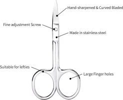 Medies - Professionele Nagelschaar Voor Vingernagels En Teennagels | Nagelschaartje | Nagelschaar Volwassenen | Pedicure Of Manicure Schaar - RVS -Cosmetic Verkoop 1200x972