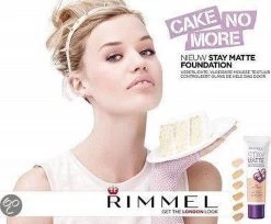 Rimmel London Stay Matte Liquid Foundation - 300 Sand -Cosmetic Verkoop 1200x989 1