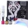 CCO Gellak Starterspakket - Gel Nagellak - Basis Met 18Watt Led Lamp - 1 Kleur CCO Rose Bud 40511 -Cosmetic Verkoop 1200x994