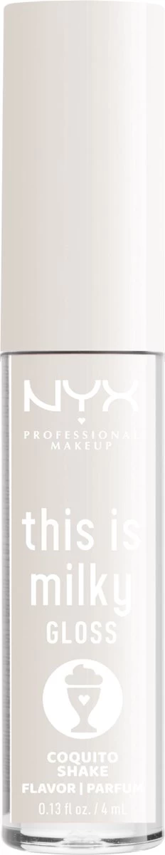 NYX Professional Makeup This Is Milky Gloss - TIMG16 Coquito Shake - Lipgloss - 4 Ml