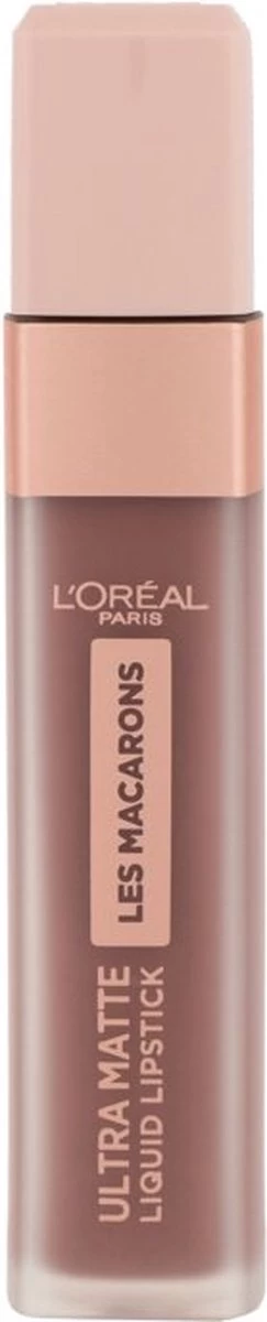 L'Oréal Paris Les Macarons Langhoudende Matte Lipstick - 822 Mon Caramel – Nude – 6,7 Ml 14 L'Oréal Paris Les Macarons Langhoudende Matte Lipstick - 822 Mon Caramel – Nude – 6,7 Ml - Afbeelding 12