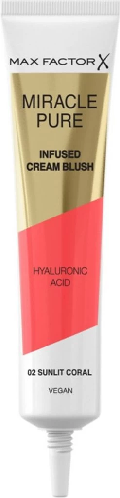 Max Factor Miracle Pure Vegan Blush 002 Sunlit Coral -Cosmetic Verkoop 291x1200 5