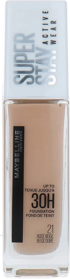 Maybelline - Superstay Active Wear Foundation - 21 Nude Beige -Cosmetic Verkoop 302x1200 2