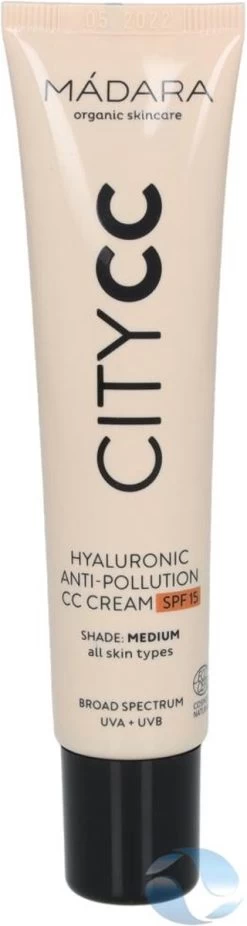 MÁDARA Anti-Pollution CC Cream SPF15 Medium Beige 40ml - Hyaluronzuur -UVA/UVB 21 MÁDARA Anti-Pollution CC Cream SPF15 Medium Beige 40ml - Hyaluronzuur -UVA/UVB -Cosmetic Verkoop 320x1200 3