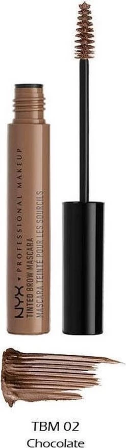 NYX Professional Makeup Tinted Brow Mascara - Chocolate TBM02 - Wenkbrauwgel -Cosmetic Verkoop 339x1200 6