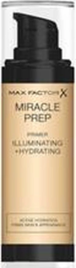 Max Factor Miracle Prep Primer Illuminating & Hydrating - 000 Transparant - 30 Ml 16 Max Factor Miracle Prep Primer Illuminating & Hydrating - 000 Transparant - 30 Ml -Cosmetic Verkoop 341x1200
