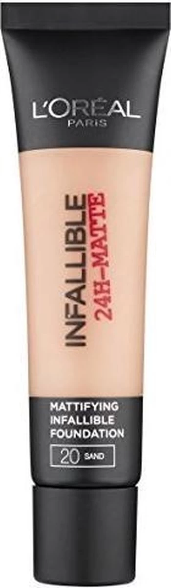 L’Oréal Paris Infallible Matte Foundation - 20 Sand 8 L’Oréal Paris Infallible Matte Foundation - 20 Sand - Afbeelding 6