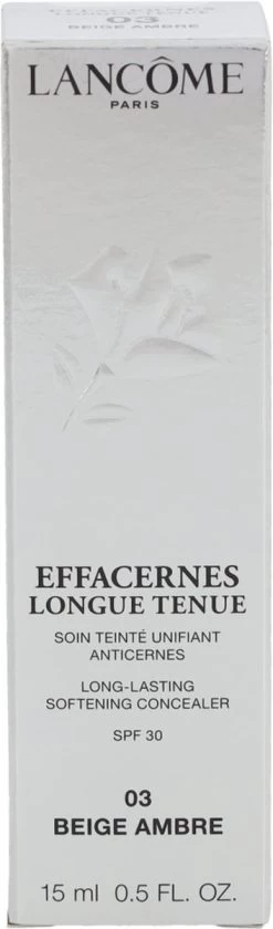 Lancôme Effacernes Longue Tenue Concealer 15 Ml - 03 Beige Ambre -Cosmetic Verkoop 353x1200 2