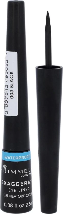 Rimmel London Rimmel Exaggerate Waterproof - Zwart - Eyeliner -Cosmetic Verkoop 354x1200 5