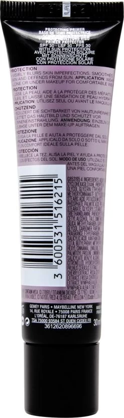 Maybelline Facestudio Primer - Protecting Primer SPF30 - 30ml -Cosmetic Verkoop 358x1200 2