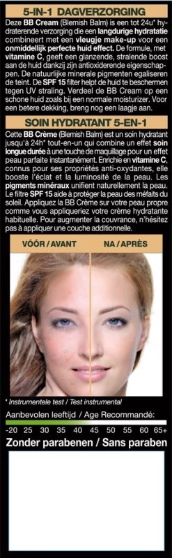 Garnier SkinActive - BB Cream Classic Light 5-in-1 Dagverzorging - 50ml - Getinte Dagcrème -Cosmetic Verkoop 371x1200 3