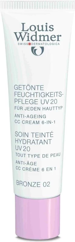 Louis Widmer CC-cream (getinte Dagverzorging UV20) Nr.2 Bronze Ongeparfumeerd -Cosmetic Verkoop 373x1200 5