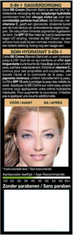 Garnier Face SkinActive - BB Cream Classic Light 5-in-1 Dagverzorging - 2x 50 Ml -Cosmetic Verkoop 374x1200 1
