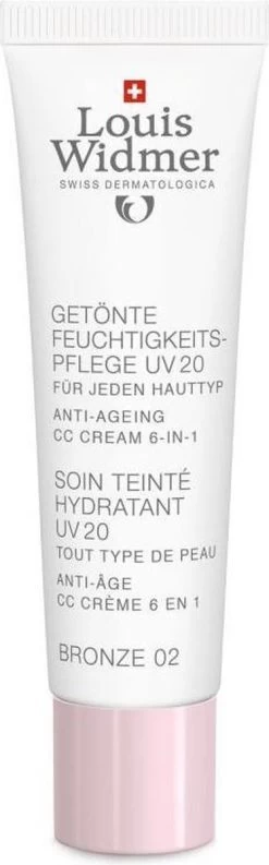 Louis Widmer CC-cream (getinte Dagverzorging UV20) Nr.2 Bronze Ongeparfumeerd -Cosmetic Verkoop 374x1200
