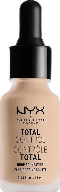 NYX PROFESSIONAL MAKEUP NYX PMU Professional Makeup Total Control Drop Foundation - Porcelain TCDF03 - Foundation - 13 Ml
