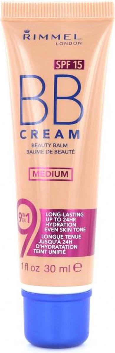 Rimmel London Rimmel Long Lasting BB Cream - Medium 4 Rimmel London Rimmel Long Lasting BB Cream - Medium - Afbeelding 2