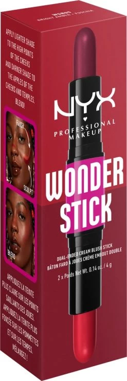 NYX Professional Makeup Wonderstick Blush - WSB05 Bright Amber And Fuschia - Blush Stick 9 NYX Professional Makeup Wonderstick Blush - WSB05 Bright Amber And Fuschia - Blush Stick -Cosmetic Verkoop 400x1200 7