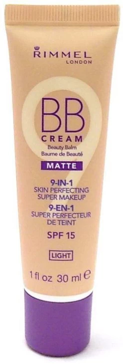Rimmel London BB Cream 9-in-1 Matte Skin Perfecting Super Makeup - Light - BB Cream -Cosmetic Verkoop 406x1200 3