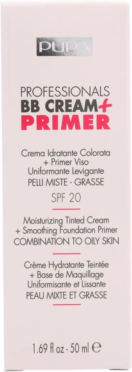 Pupa Milano BB Cream + Primer For Combination To Oily Skin - 001 Nude 16 Pupa Milano BB Cream + Primer For Combination To Oily Skin - 001 Nude - Afbeelding 14