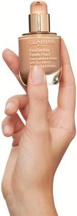 Clarins Everlasting Youth Fluid Illuminating & Firming Foundation - 110 Honey - Foundation - 30 Ml -Cosmetic Verkoop 429x1200 1