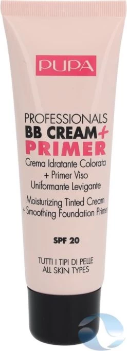 Pupa Milano Professionals BB Cream + Primer - 002 Sand -Cosmetic Verkoop 434x1200 1