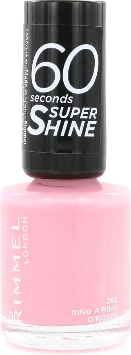 Rimmel London 60 Seconds SuperShine Nagellak - 262 Ring A Ring O Roses 3 Rimmel London 60 Seconds SuperShine Nagellak - 262 Ring A Ring O Roses